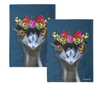 Thumbnail for IDC Homewares Set of 2 Christopher Vine Design Tea Towels Emu