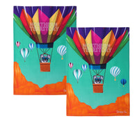 Thumbnail for IDC Homewares Set of 2 Christopher Vine Design Tea Towels Northern Territory
