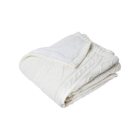 Thumbnail for J.Elliot Home Alberta Knit Throw Rug Ivory