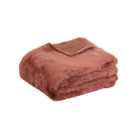 Thumbnail for J.Elliot Home Arlo Faux Fur Throw Clay Pink
