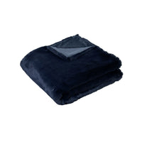 Thumbnail for J.Elliot Home Arlo Faux Fur Throw Indigo