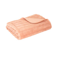 Thumbnail for J.Elliot Home Baw Baw Plush Throw Blush