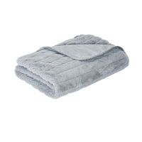 Thumbnail for J.Elliot Home Baw Baw Plush Throw Grey