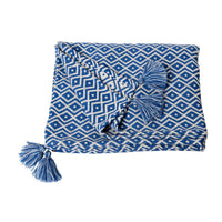 Thumbnail for J.Elliot Home Elijah Cotton Throw Santorini Blue Home