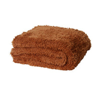 Thumbnail for J.Elliot Home Eve Fur Knitted Throw Amber