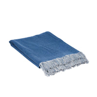 Thumbnail for J.Elliot Home Idris Cotton Throw Santorini Blue Home