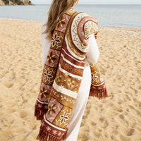 Thumbnail for J Elliot Home Kasbah Luxury Fringe Throw 130 x 160cm Pink