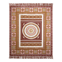 Thumbnail for J Elliot Home Kasbah Luxury Fringe Throw 130 x 160cm Pink