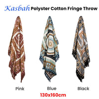 Thumbnail for J Elliot Home Kasbah Luxury Fringe Throw 130 x 160cm Pink