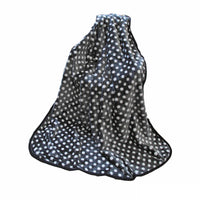 Thumbnail for IDC Homewares Extra Large Mink Throw Rug Polka Dots Grey