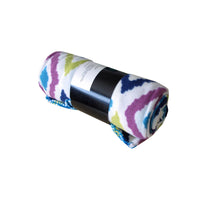 Thumbnail for Nova Fleece Throw Rug 125 x 150 cm Bright Ikat