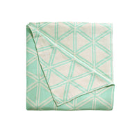 Thumbnail for Wellington 100% Cotton Knitted Throw Rug Glacier