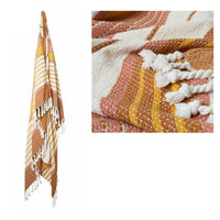 Thumbnail for J.Elliot Home Zella Cotton Throw Rug Pink Multi