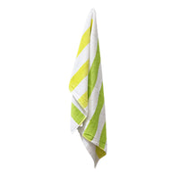 Thumbnail for J.Elliot Home 400GSM Premium Cotton Reversible Striped Beach Towel 76 x 152 cm Lime Green