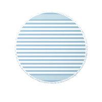 Thumbnail for J.Elliot Home Home Round Cotton Turkish Towel Dusty Blue