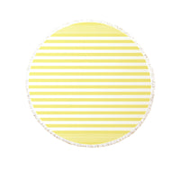 Thumbnail for J.Elliot Home Round Cotton Turkish Towel Lemon Sorbet J.Elliot Home