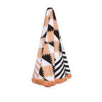 Thumbnail for J.Elliot Home Arctic Round Cotton Turkish Towel Peach