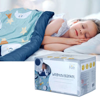 Thumbnail for Jelly Bean Kids Adura Chambray Kids Weighted Blanket with Extra Cuddly Removable Cover 2.8kg 95 x 125 cm