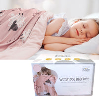 Thumbnail for Jelly Bean Kids BAABAA Pink Kids Weighted Blanket 2.8kg