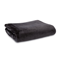 Thumbnail for Ardor Lucia Luxury Push Blanket Charcoal Single