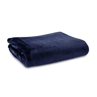 Thumbnail for Ardor Lucia Luxury Push Blanket Navy Super King