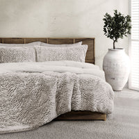 Thumbnail for Ardor Faux Fur Bear 3 Piece Comforter Set Queen/King