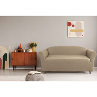 Thumbnail for Elan Cambridge Extra-stretch Couch Cover Linen Two Seater Linen