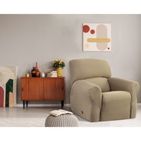 Thumbnail for Elan Cambridge Extra-stretch Couch Cover Linen One Seater Recliner Linen