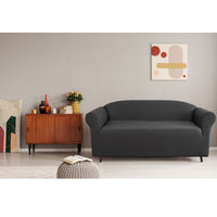 Thumbnail for Elan Cambridge Extra-stretch Couch Cover Steel Two Seater Steel
