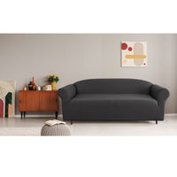 Thumbnail for Elan Cambridge Extra-stretch Couch Cover Steel Three Seater Steel