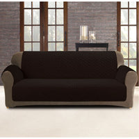 Thumbnail for Custom Fit Sofa Cover Protector Two Seater Coffee (Chocolate)