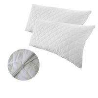 Thumbnail for Twin Pack Quilted King Pillow Protectors