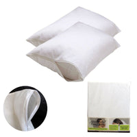 Thumbnail for Abercrombie and Ferguson Twin Pack Jersey Cotton Pillow Protectors 50 x 75 cm