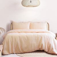 Thumbnail for Ardor Embossed Quilt Cover Set Bondi Sorbet King
