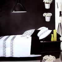 Thumbnail for Ardor Charlotte White Quilt Cover Set QUEEN