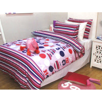 Thumbnail for Jelly Bean Kids Disco Girl Quilt Cover Set Single
