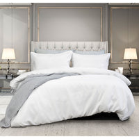 Thumbnail for Ardor Florence Waffle White Quilt Cover Set King