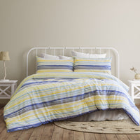 Thumbnail for Ardor Milford Seafoam Polyester Cotton Quilt Cover Set Queen
