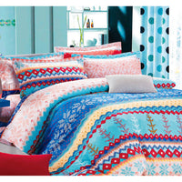 Thumbnail for Ardor 250tc Cotton Sateen Reversible Norska Quilt Cover Set KING
