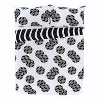 Thumbnail for Apartmento Ontario Reversible Quilt Cover Set BLACK King