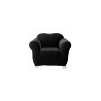 Thumbnail for SureFit Pearson One Seater Couch Cover Ebony