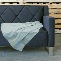 Thumbnail for Retro Home Portsea Faux Suede Throw 140x170 cm Duckegg