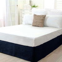 Thumbnail for Ardor Quilted Valance Navy Queen