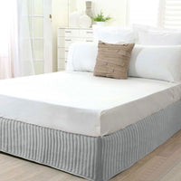 Thumbnail for Ardor Quilted Valance Silver SINGLE
