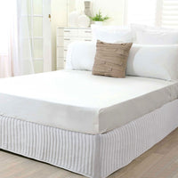 Thumbnail for Ardor Quilted Valance White SINGLE