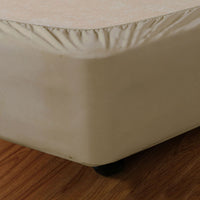 Thumbnail for Apartmento Stretch Valance Flax (Latte) SINGLE