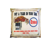 Thumbnail for Australian Mancave Retro Cushion ESSO Crouching Tiger 40 x 40 cm