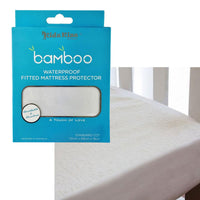 Thumbnail for Waterproof Fitted Mattress Protector Standard Cot Size 131x69x19cm