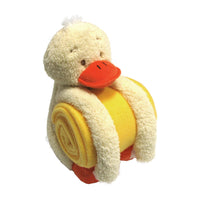 Thumbnail for Baby Yellow Blanket with Toy Duckling