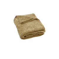 Thumbnail for 240GSM Urban Ultra Soft Coral Fleece Throw Rug 120 x 150cm Latte